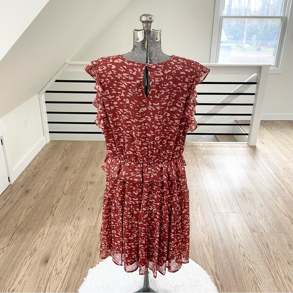 NWT Simply Vera, Vera Wang, orange, and pink spring dress - Picture 5 of 8